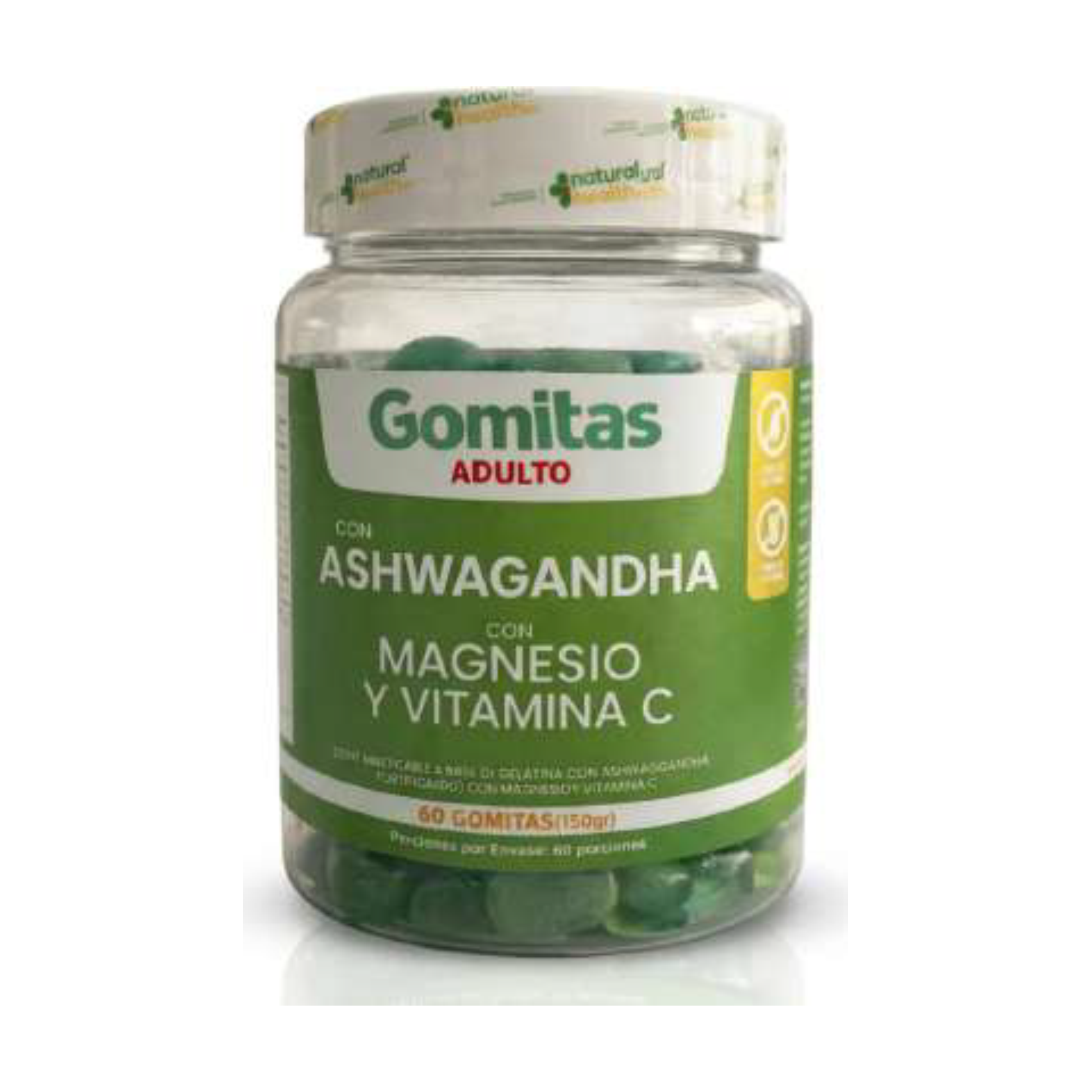 goma de ashwandha con magnesio y vitamina c natural health